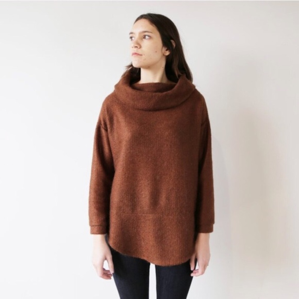 Hackwith design oversized rust sweater